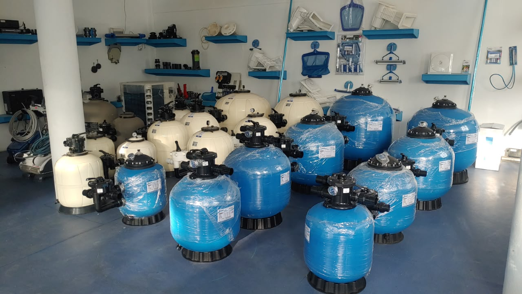 Showroom Sand Filters & Equipment Collection